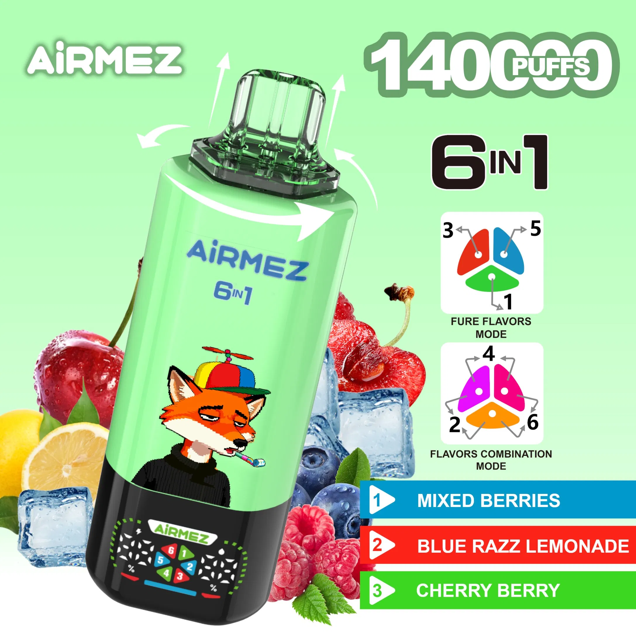 Airmez Vape 6 IN 1 140K Puffs best
